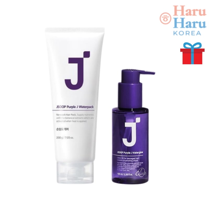 【BEST企画ヘアセット】パープルジェイ タンパク質 ノーウォッシュ ヘアパック トリートメント200g+ウォーターグロウ プロテイン ヘアエッセンス100ml セット/極損傷毛 ヘアケア/ヘアセラ