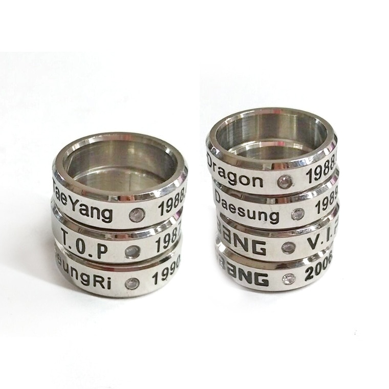 BIGBANG　指輪　リング　Mサイズ Qoo10] 1つ買って2つ送る！BIGBANG/ 指