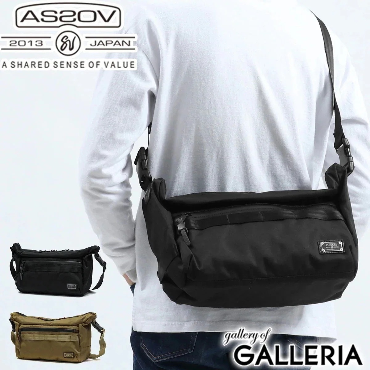 【正規品1年保証】 ショルダーバッグ AS2OV 2WAY バッグ ショルダー 斜めがけ CORDURA DOBBY 305D メンズ ASSOV 061411