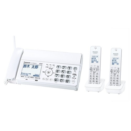 【KX-PD360DW-W】KXPD360DW-W デジタルコードレス 普通紙ファクス（子機2台付き）ホワイト