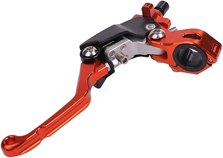 ウルトラライト クラッチ レバー ピボット パーチ YZ125 YZ250 XR250 SL230 WR250 セロー250 CRF125 CRF150 CRF250L 等(オレンジ)