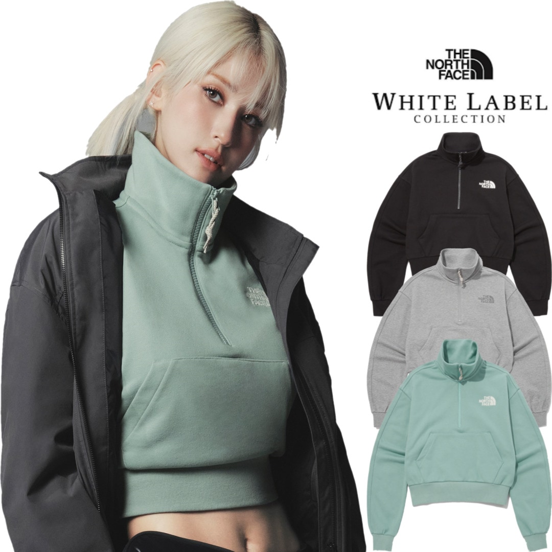 white label/COMFY HALF ZIP SWEATSHIRTS/クロップ/NM5MP52 8,512円