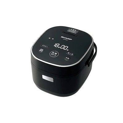 他サイト： シャープ 炊飯器 KS-CF05B-B 3合 一人暮らし マイコン パン調理機能 ブラックの商品画像