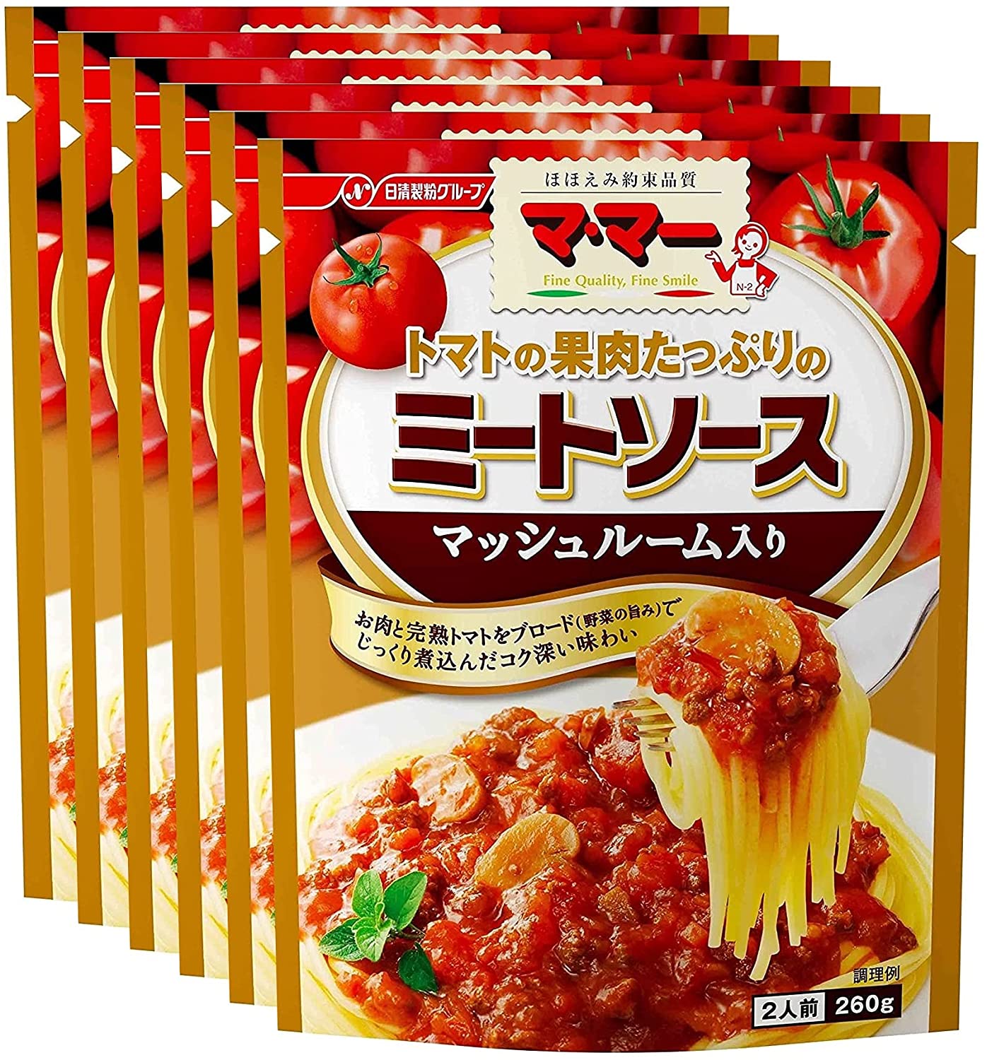 ファッションなデザイン ママー トマトの果肉たっぷりのミートマッシュ 260g6個 レトルト食品 - flaviogimenis.com.br