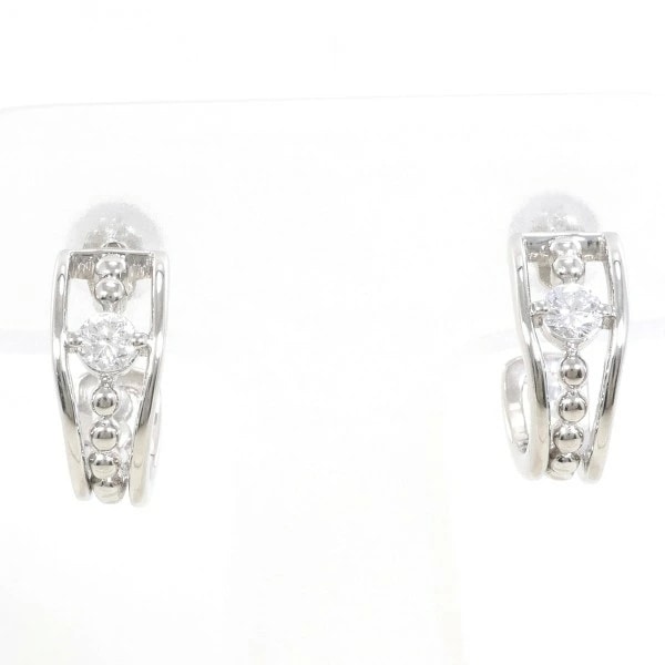 PT900 プラチナ ピアス ダイヤ 0.11 ×2 総重量約4.5g ジュエリー 中古