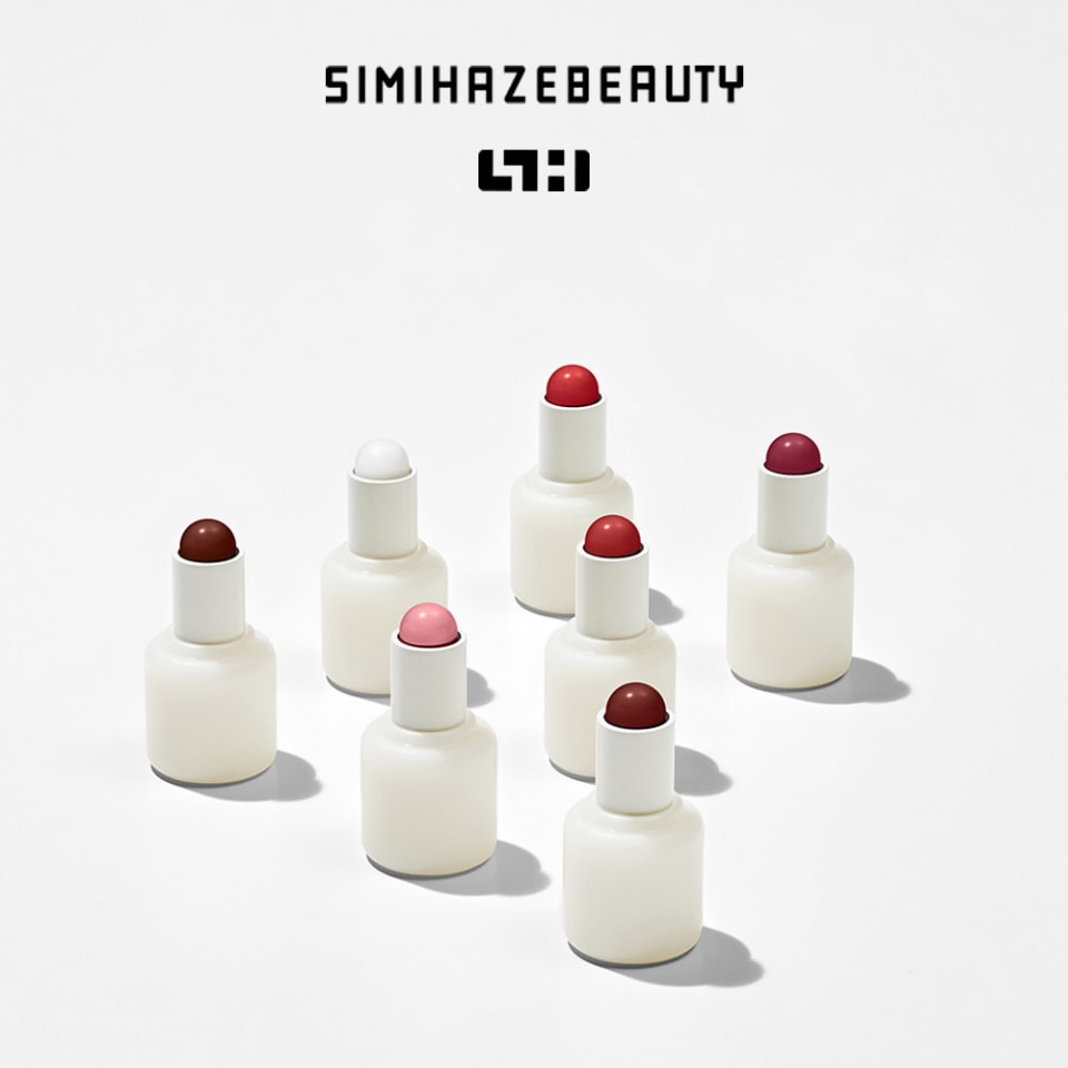【SIMIHAZE BEAUTY】 SUPER SLICK MINI 1g カラーリップバーム ティントバーム リップクリーム リップスティック ７色展開「正規品」