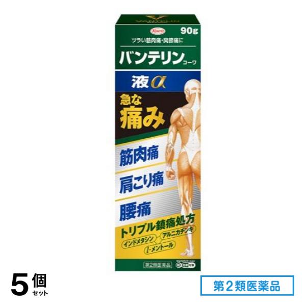 第２類医薬品 コーワ液α 90g 5個セット