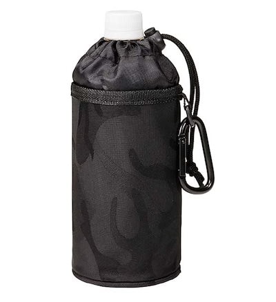 他サイト： トルネ BONTE ペットボトルカバー ホルダー ケース 保冷 保温 500ml 用 カモフラ ブラック 9×9×20cm P-3563の商品画像