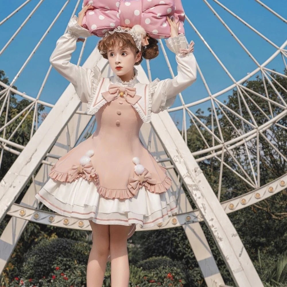 opロリータドレピースキュートロリータスイートスカート