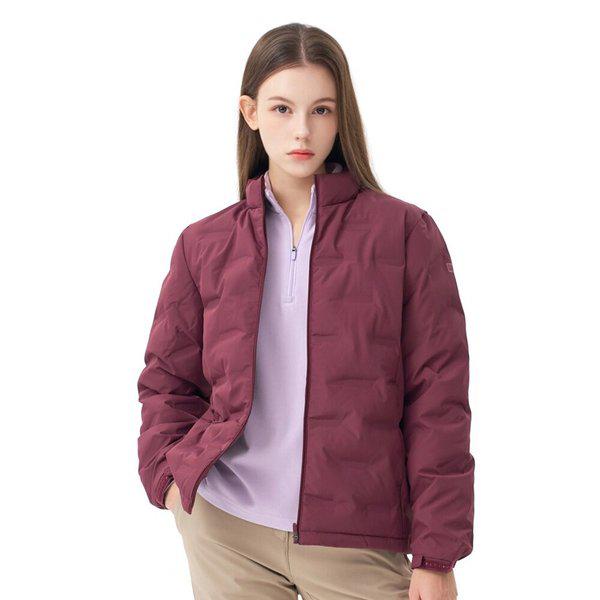 女性グースダウンパッド入りジャケット 冬 中軽量 保温 2364JK821W