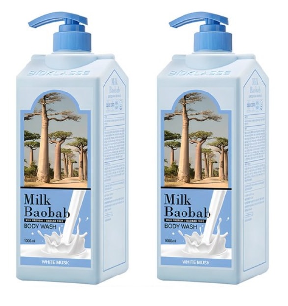 [1+1] BTS Jungkook グクボディウォッシュ ホワイトムスクの香り 大容量 1000mlX2個