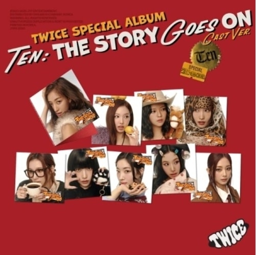 【未開封新品】 TWICE (TWICE) - [TEN:THE STORY GOES ON] TWICEスペシャルアルバム CAST VER. (9点セット)