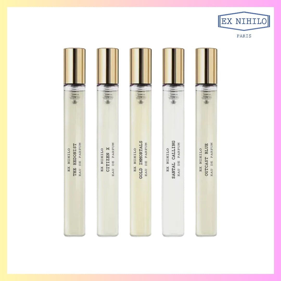 [EX NIHILO] EAU DE PARFUME 7.5ml X 5ea 8TYPE + FREE OMAKE ミニ香水セットサンプル香水アトマイザーディスカバリーセット