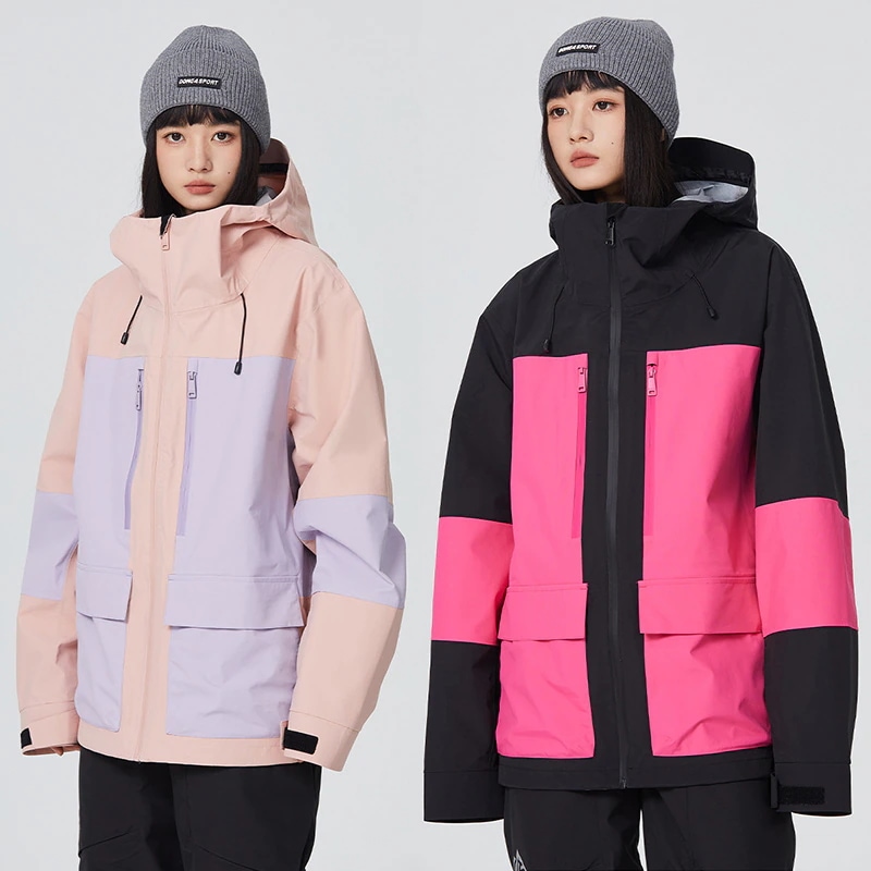 スノーボードウェア ジャケット 単品 トップス アウター レディース メンズ スノボウェア スキーウェア 防水15000mm 男女兼用 防水 防寒 保温 防雪 韓国風
