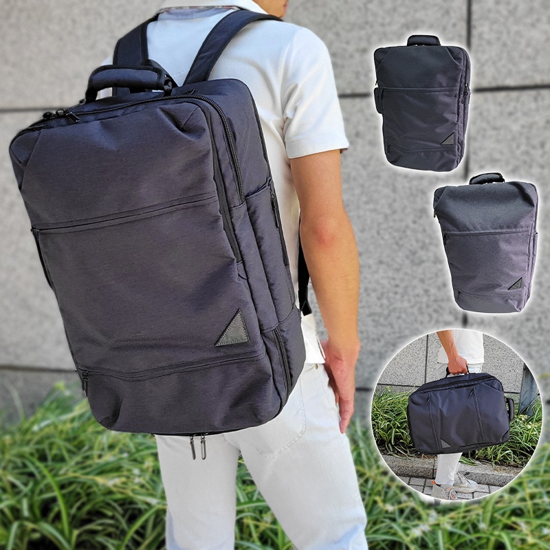 B.C.+ISHUTAL 撥水 軽量 リュックサック ビジネス トラベル リュック レディース メンズ 大容量 キャリーオン 通学 通勤 1泊 2泊