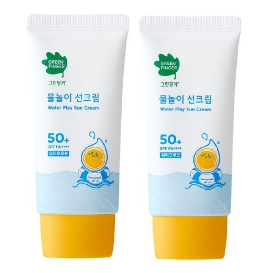1+1 水遊び 日焼け止め ウォータープルーフ SPF50+ PA++++, 50ml 乳幼児 低刺激 軽くてさわやか