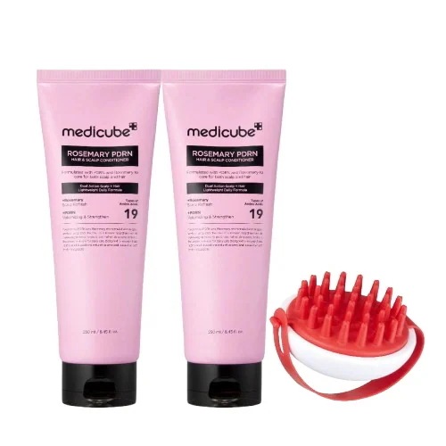 [25FW/New](1+1)ローズマリー PDRN 頭皮 毛髪 スカルプコンディショナー 250ml(+ヘイブラシ贈呈) #頭皮からディープクレンジング #EGF #頭皮鎮静 #低刺激スケーリング