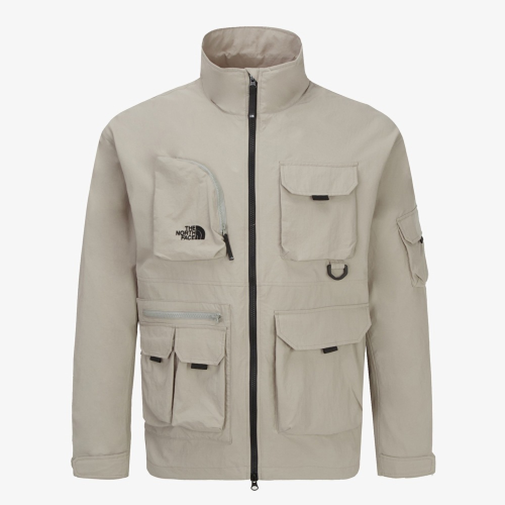 ザ・ノース・フェイス NJ3BR04C メンズベストジャケット_ベージュ