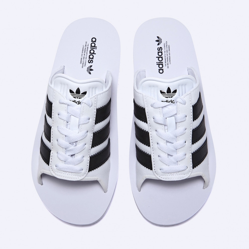 ADIDAS ガゼル ビーチスライド ホワイト / JQ7420
