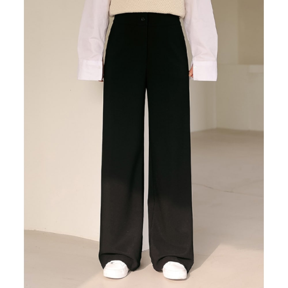 FRENCHCHIC カバーバンディング ワイドスラックス