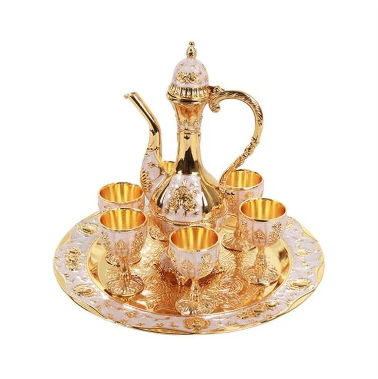 早い者勝ち ワイングラス フラゴン レトロ ジャグ オーナメント ギフト クリエイティブギフト 東南アジア クラシック エンターテイメント会場 結婚式 ワイン 8点セット ホーム ホテル ジュエリー 5,455円