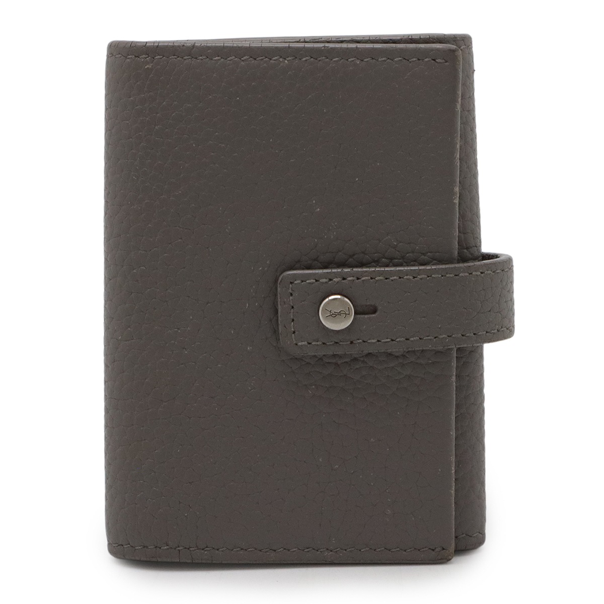 YSL イブサンローラン サックドジュール キーケース 6連 レザー グレー シルバー金具 50504