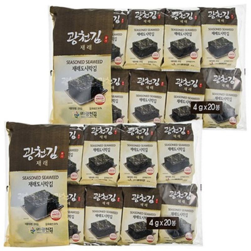 美味しい韓国海苔伝統風味海苔焼き海苔生海苔薄焼き海苔光川海苔伝統弁当海苔高級ギフトセット/Delic