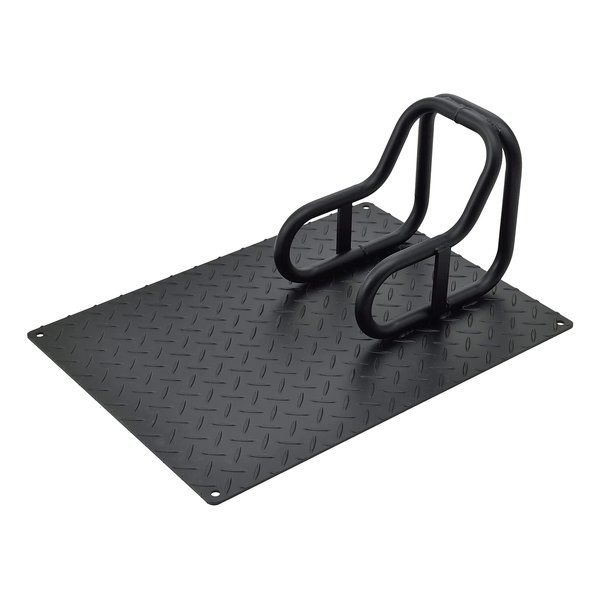 耐久性高い2コート塗装 U字/チェーンロック対応 ストロンガーパーキングプレート D20055