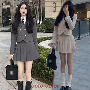 韓国 制服 卒業式 スーツ 女の子 卒服 ピアノ発表会 スーツ 女の子 大きいサイズ 4点セット フォーマル スーツ 制服韓国 子供服 卒服 子供スーツ 高