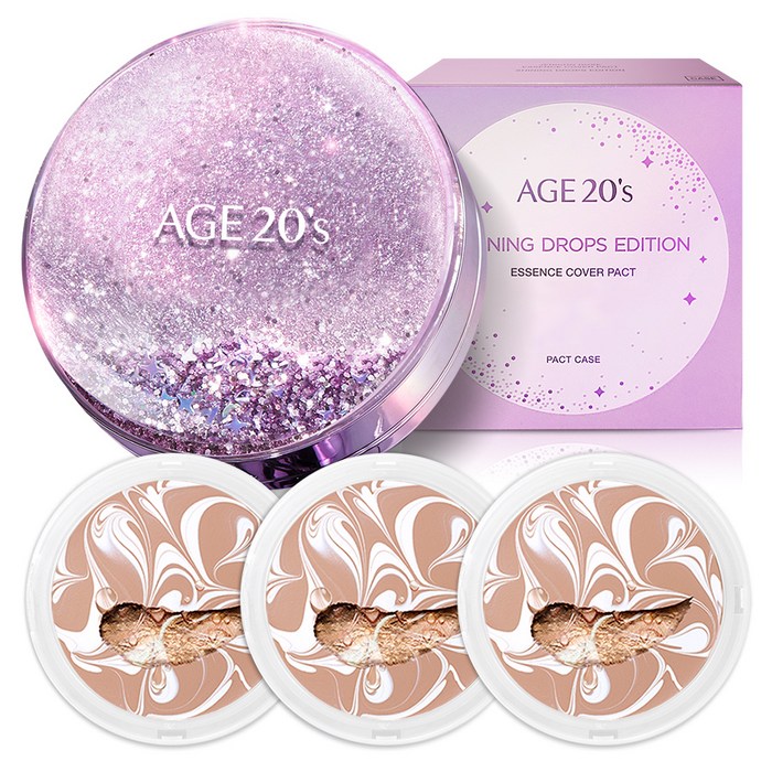 シャイニングドロップ ファクト エディション ケース + 詰め替え 12.5g x 3p23号(ホワイトラテ)