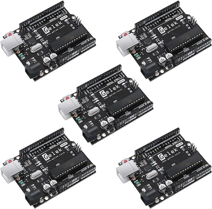 Arduinoと互換 5個入りパッケージ Arduino用UNO R3 マイコンボード 開発ボード ATmega328P + ATmega16U2 USB( 5本(USBケーブル))