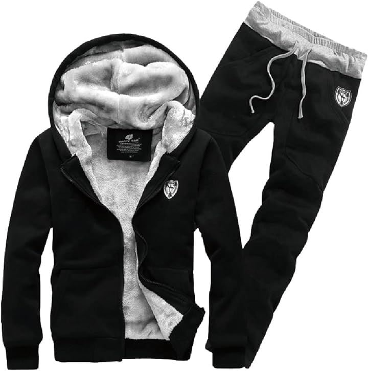 ジャージ メンズ 上下セット カジュアル スポーツ( ブラック, XL)