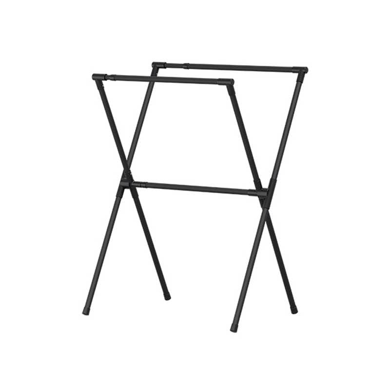 天馬　多機能 布団干し 伸縮式 X型 2枚 屋外用 PORISH ブラック　PSBK-11