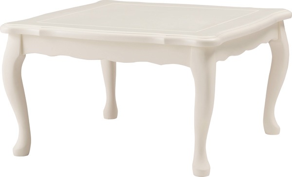 猫脚コタツ 正方形 繊維板 天然木 ラバーウッド ウレタン塗装 石英管ヒーター300W MS-303H 中間スイッチ 37,703円