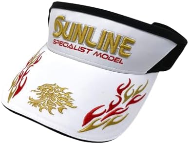 サンライン(SUNLINE) サンバイザー CP-3730 ホワイト/ゴールド