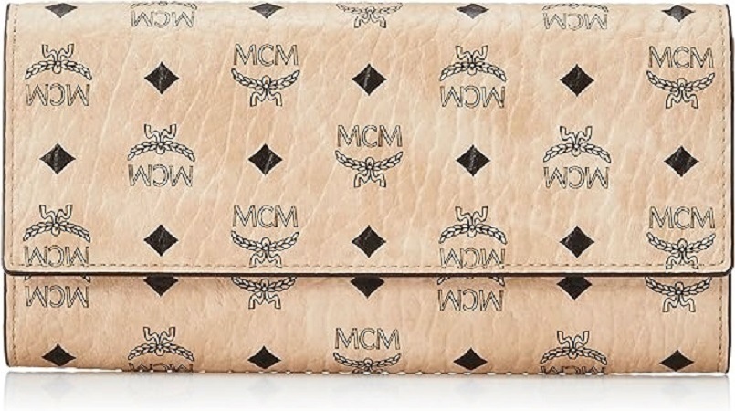 MCM MYL8SVI99 BEIGE VISETOS MONOGRAM WALLET エムシーエム モノグラム ウォレット ヴィセトス オリジナル スナップ式長財布 コーテッドキャンバス/レザー