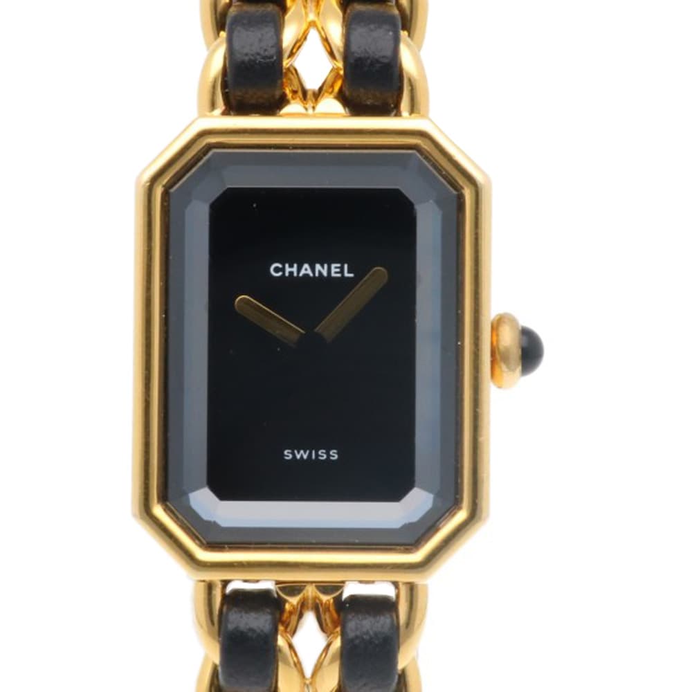 シャネル プルミエール L 腕時計 GP H0001 クオーツ 1年保証 CHANEL 中古