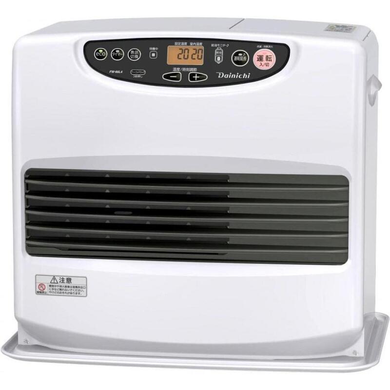 ダイニチ 石油ファンヒーター 6.6KW 木造17畳 コンクリート23畳 FW-66L4-W