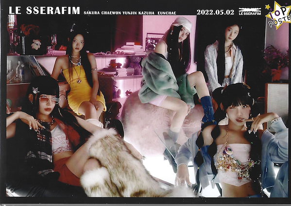 LE SSERAFIM EASY ポスター ポスカ セット × 10セット LE SSERAFIM EASY ポスター ポスカ セット × 10セット