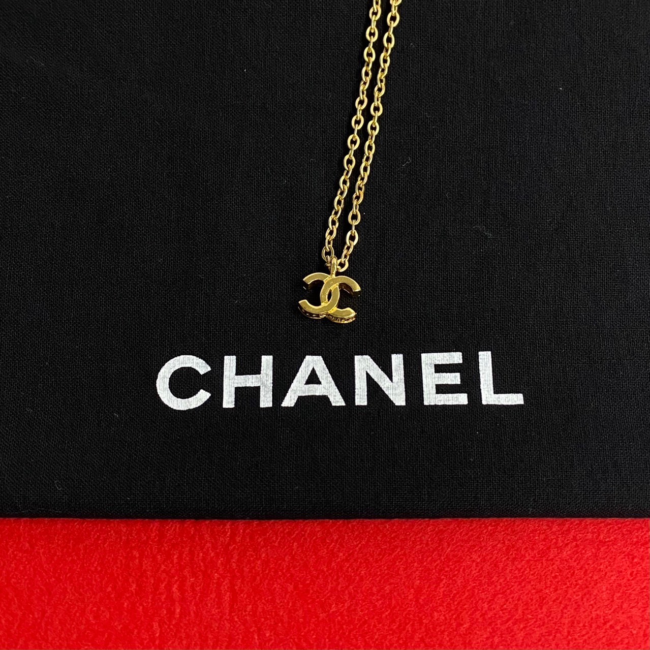 ヴィンテージ ココマーク モチーフネックレス GP ゴールド 186-2