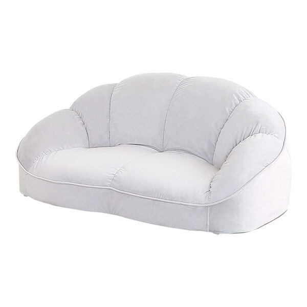 ホームテイスト SH-07-OKCBS-2 大人かわいいインテリア ローソファ2人掛け Chammy -チャミー- グレー メーカー直送