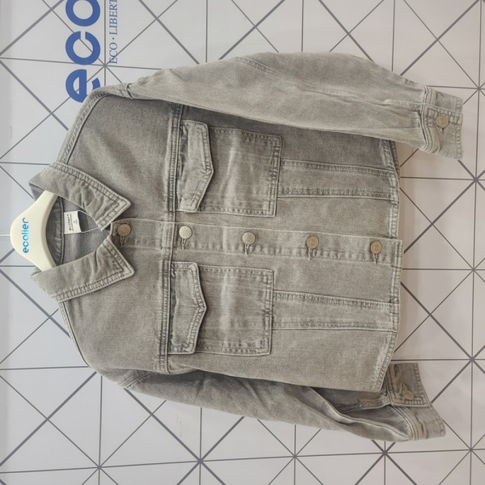 [エコリエ] エコリーザセントラルストーングレーデニムジャケット25A1551