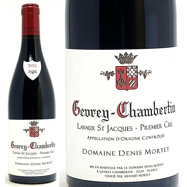 2021 ジュヴレ シャンベルタン プルミエ クリュ ラヴォー サン ジャック 750ml ドメーヌ ドニ モルテ 赤ワイン コク辛口 ワイン ^B0MDLS21^