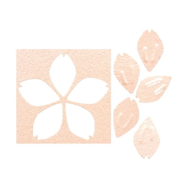 （まとめ） 花岡株式会社 エンボスパンチ さくら花びら(×10セット)