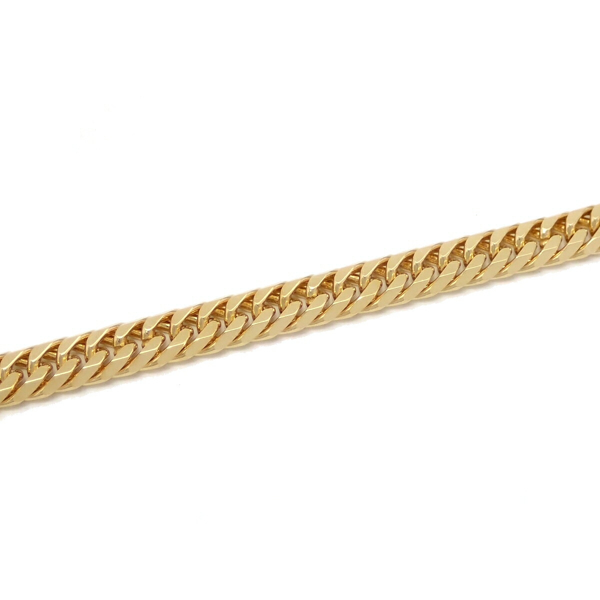 キヘイ ネックレス K18 18金 イエローゴールド 20.7g 50.5cm YG 6面W ダブル 日本造幣局検定マーク入り 20g 前