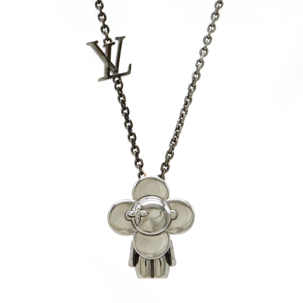 ペンダント ヴィヴィエンヌ ネックレス メタル ガンメタリック M0083