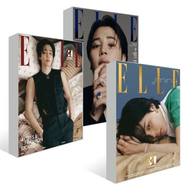 (3種セット) ELLE 2023.11 (表紙：BTS JIMIN)
