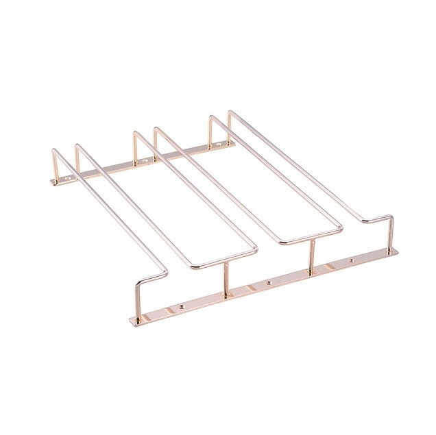 カンダ グラスハンガー24金メッキ 3連（レール内21x290mm）