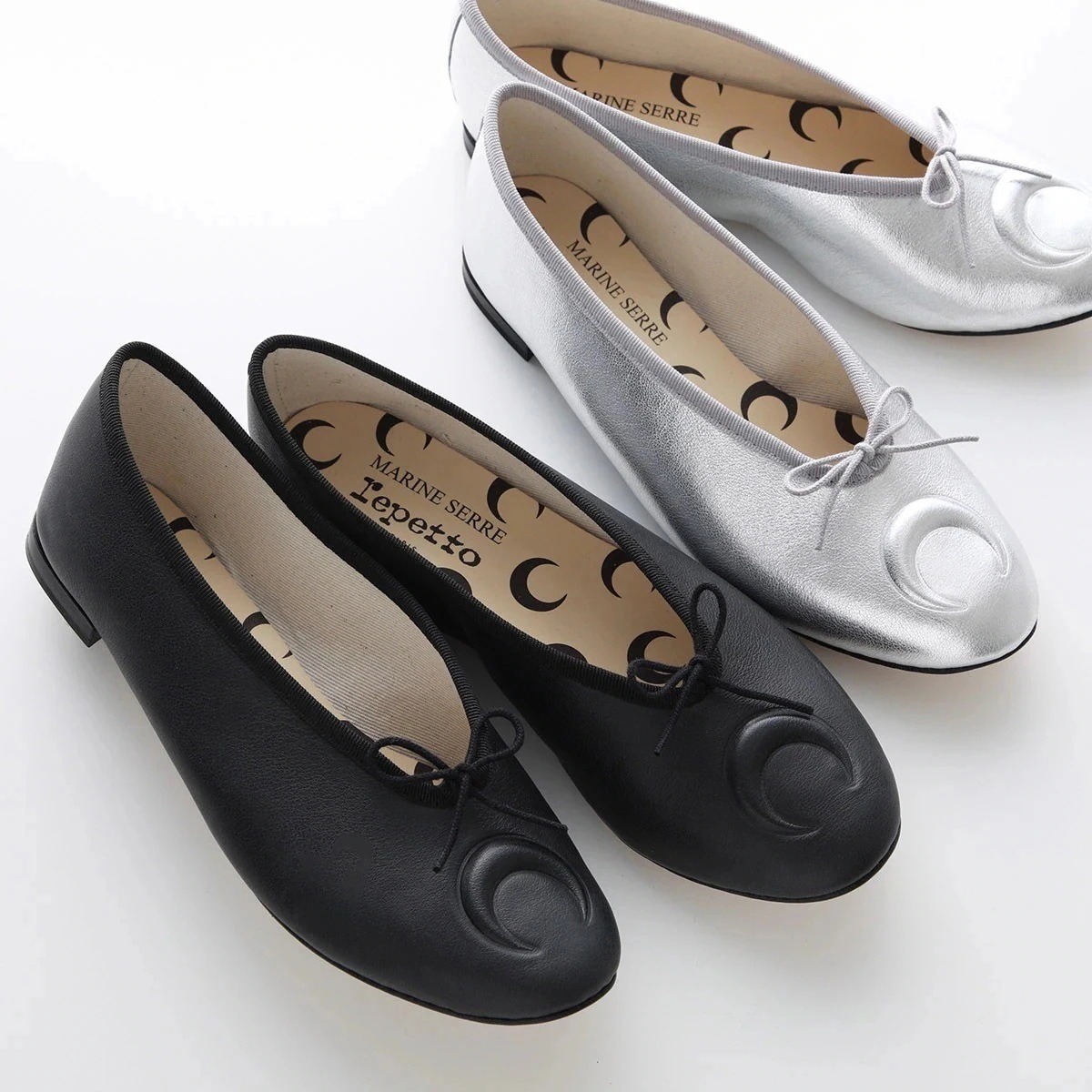 MARINE SERRE x Repetto マリーン セル レペット コラボ パンプス Lilouh Ballerinas リルー WFW053A RLEA0