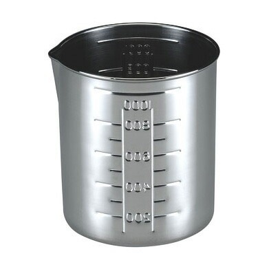 （まとめ買い）一菱金属 口付水マス 計量カップ 取手無 2000cc [x3]